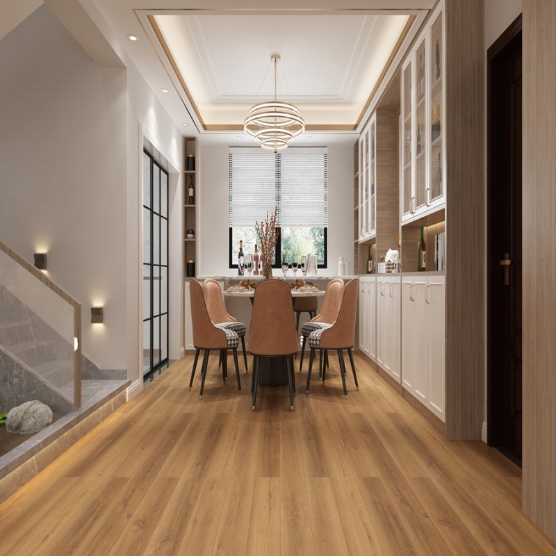 Lame PVC clipsable - Lame pvc clipsable effet bois 18,2x122 cm ARANCIO BEIGE