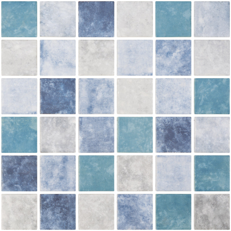 Piscine - Émaux de Verre Onix 5x5cm Frisia Silver