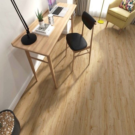 Lame PVC clipsable - Lame pvc clipsable 18,4x122 cm ESSENTIEL MARRON