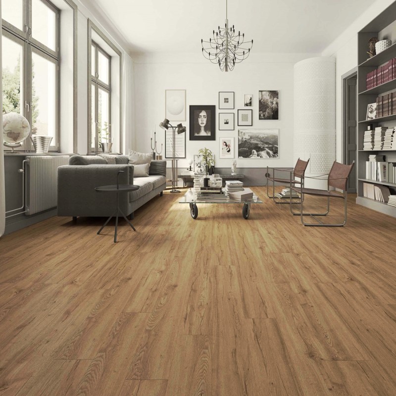 Lame PVC clipsable - Lame pvc clipsable 18,4x122 cm ESSENTIEL MARRON