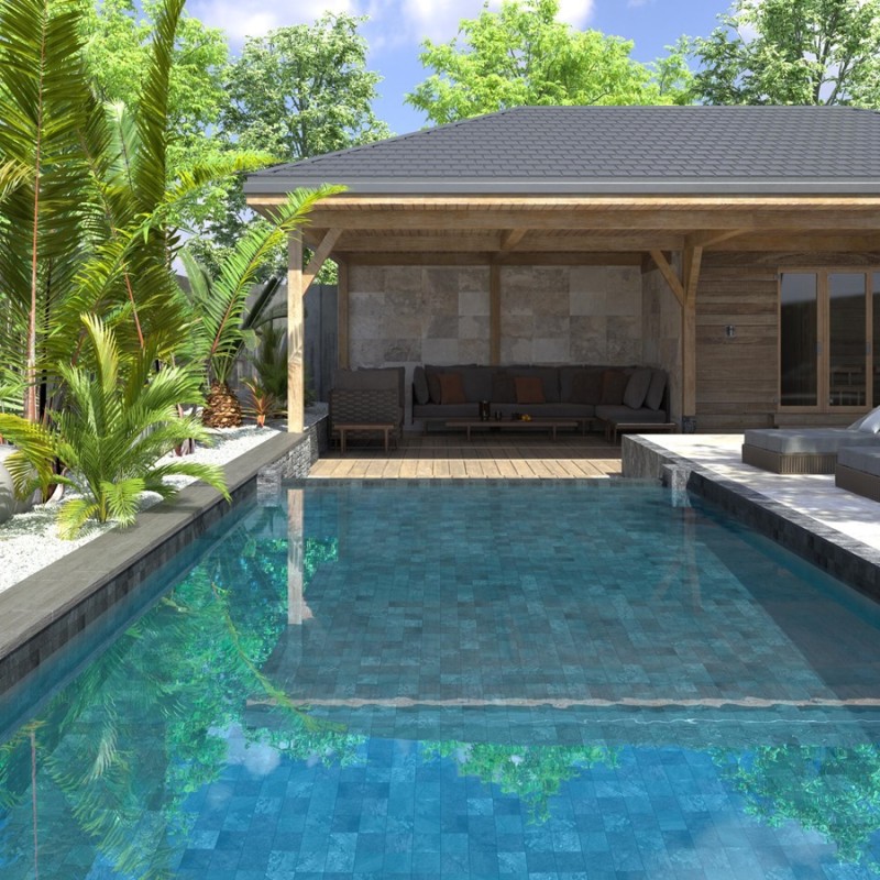 Carrelage Bali - Carrelage BALI NEGRO 14,7x14,7 cm