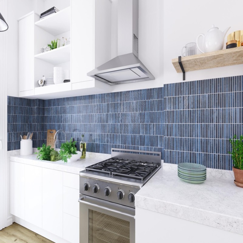 Carrelage 3D relief - Carrelage 3D DECO KIT KAT OCEAN GLOSSY 11,5x23,1 cm