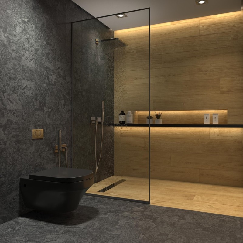 Imitation parquet - Carrelage QUERCUS MIELE 22x120 cm effet bois