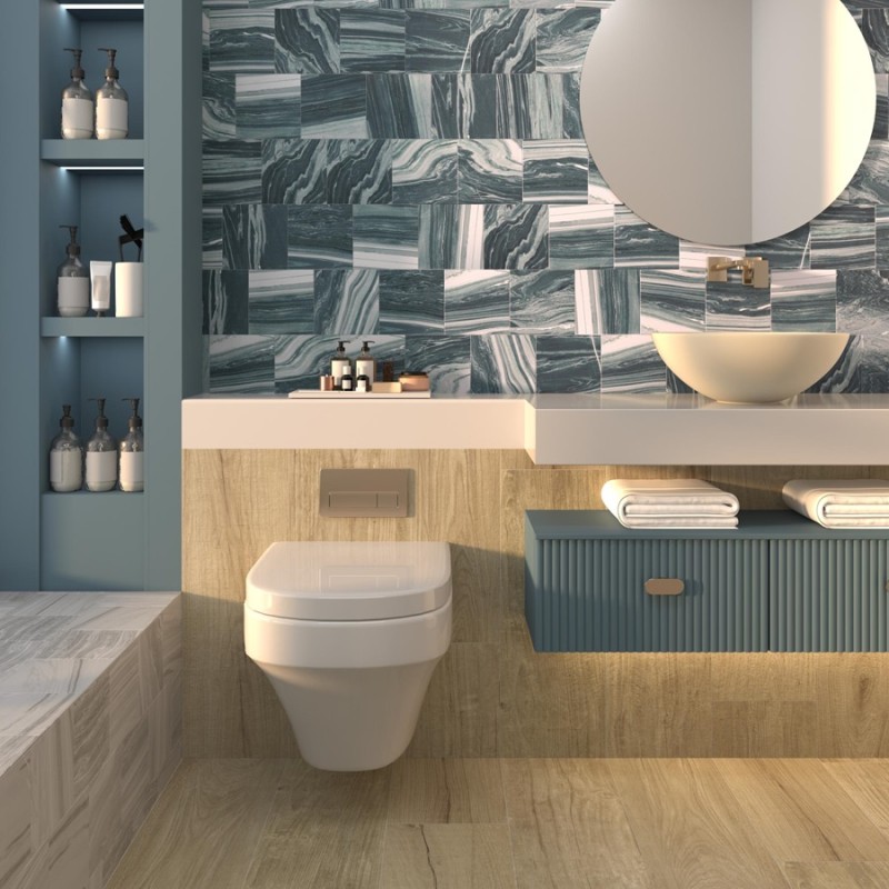 Imitation parquet - Carrelage QUERCUS MIELE 22x120 cm effet bois