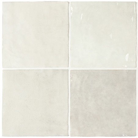 Echantillon - echantillon carrelage imitation zellige 13,2x13,2 cm MAJESTIC LIGHT GREEN