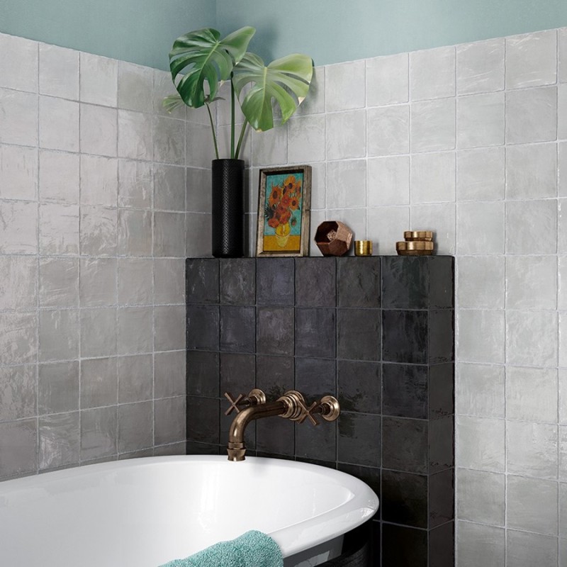 Zellige - carrelage effet zellige 13,2x13,2 cm MAJESTIC TOURMALINE