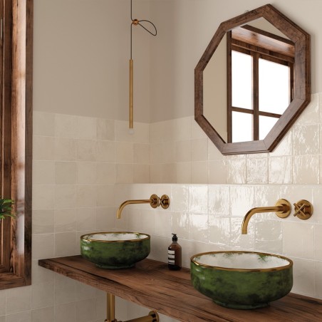 Zellige - carrelage effet zellige 13,2x13,2 cm MAJESTIC WHEAT