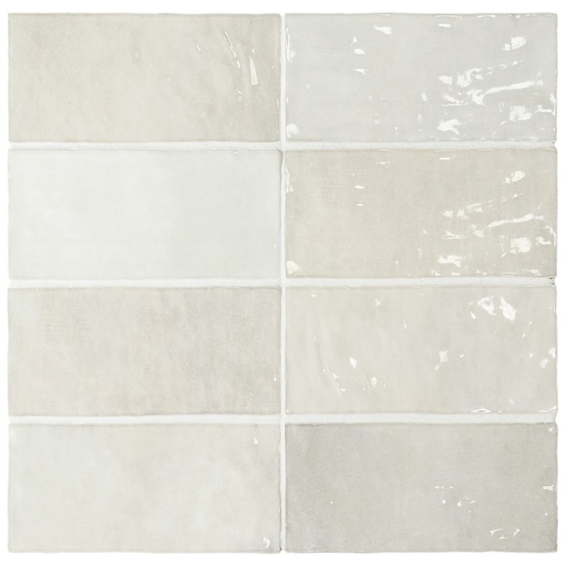 Zellige - carrelage effet zellige 6,5x20 cm MAJESTIC LIGHT GREEN