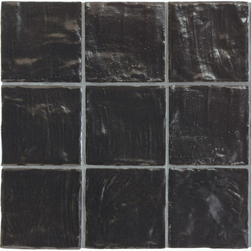 Zellige - carrelage effet zellige 10x10 cm MALLORCA BLACK