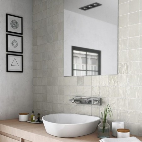 Zellige - carrelage effet zellige 10x10 cm MALLORCA LIGHT GREEN