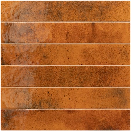 Echantillon - echantillon carrelage imitation zellige 5x40 cm BALI GINGER