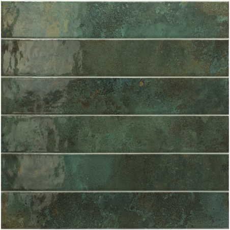 Echantillon - echantillon carrelage imitation zellige 5x40 cm BALI ISLE OF PINE