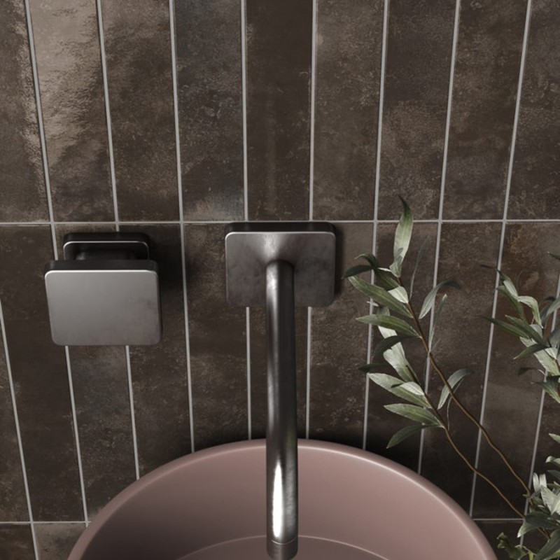 Zellige - carrelage effet zellige 5x40 cm BALI BLACK HAT