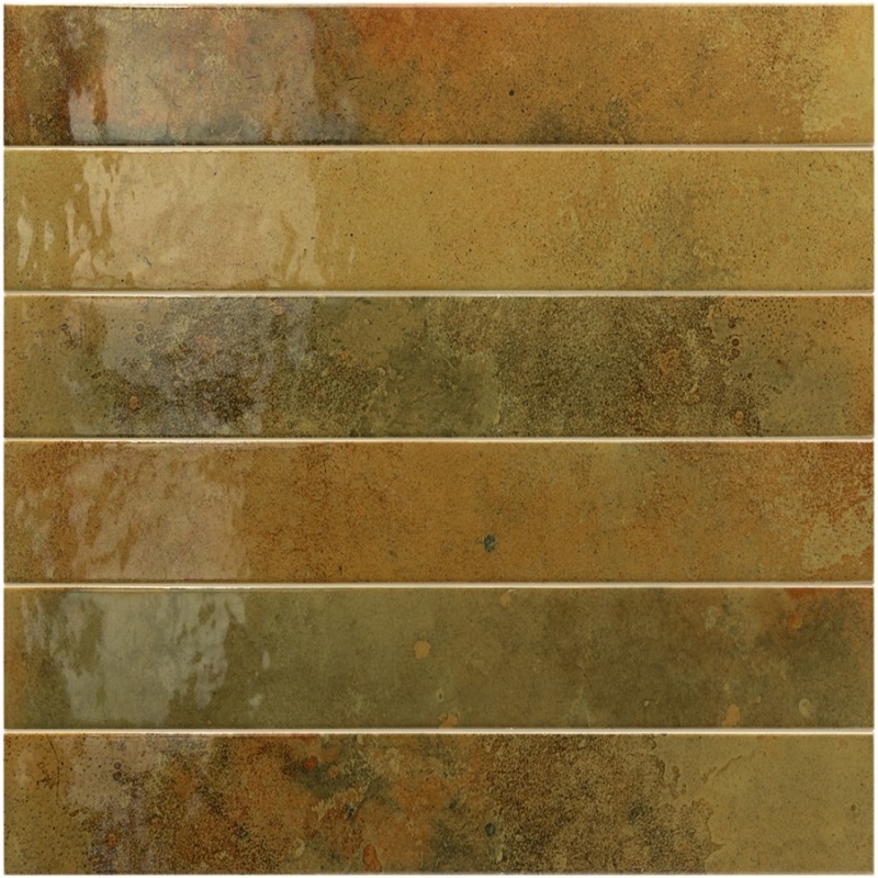 Zellige - carrelage effet zellige 5x40 cm BALI MOSS