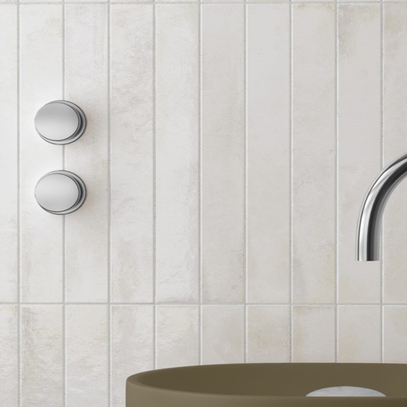 Zellige - carrelage effet zellige 5x40 cm BALI WHITE