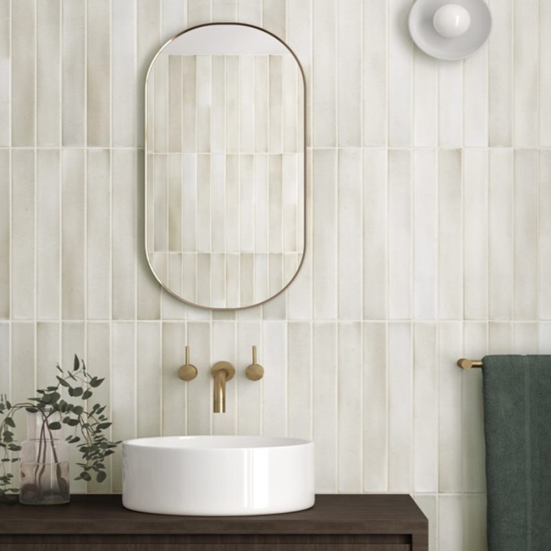 Zellige - carrelage effet zellige 5x40 cm MASSIMO ALMOND