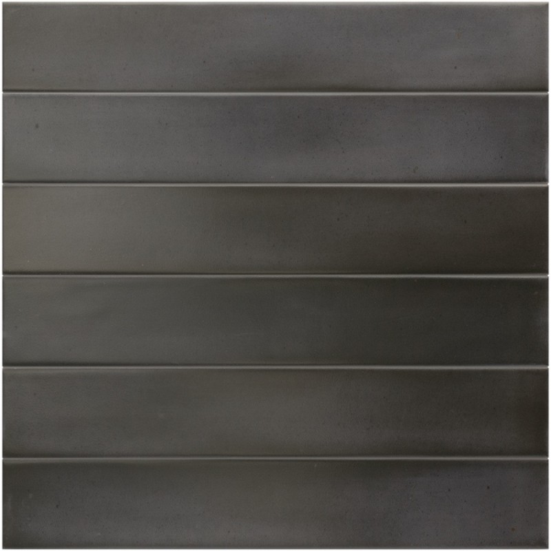Zellige - carrelage effet zellige 5x40 cm MASSIMO BLACK