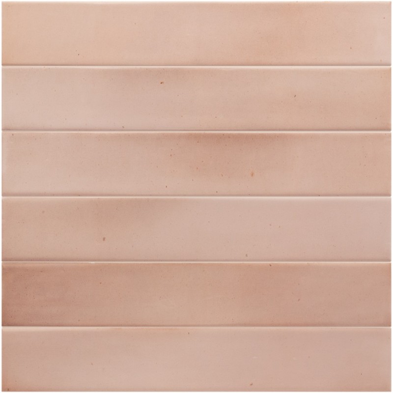Zellige - carrelage effet zellige 5x40 cm MASSIMO PINK SAND