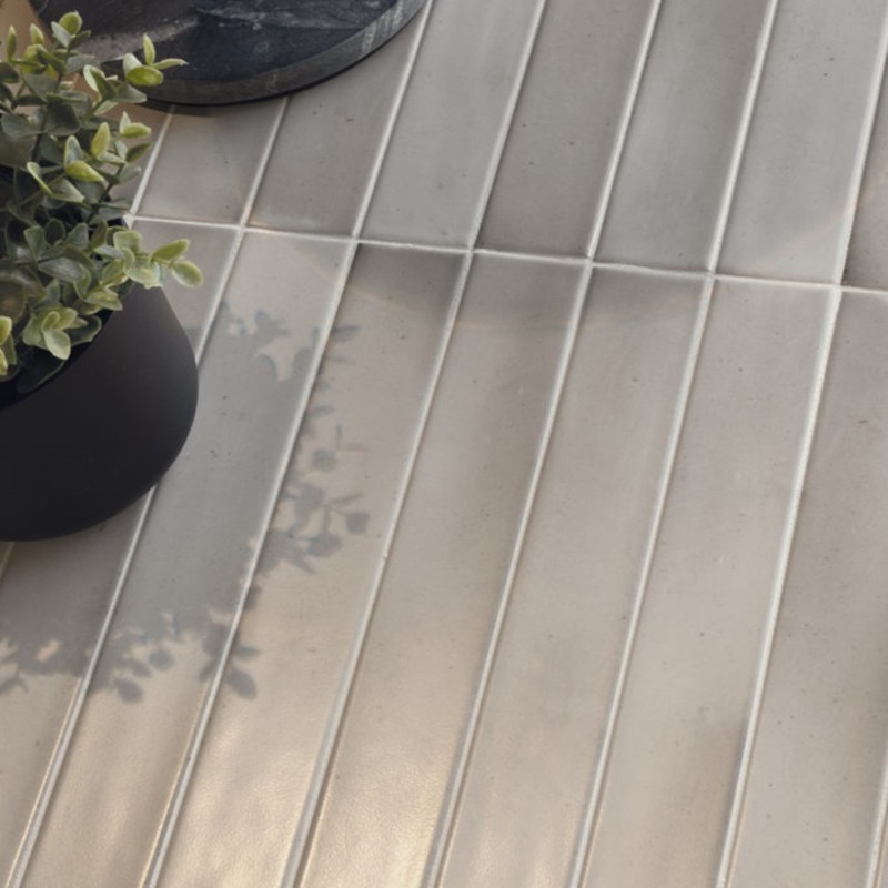 Zellige - carrelage effet zellige 5x40 cm MASSIMO SIENA EARTH