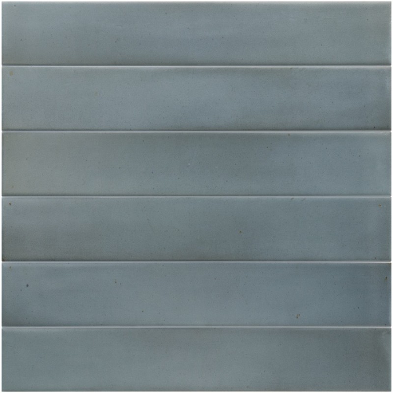 Zellige - carrelage effet zellige 5x40 cm MASSIMO SMOKE BLUE