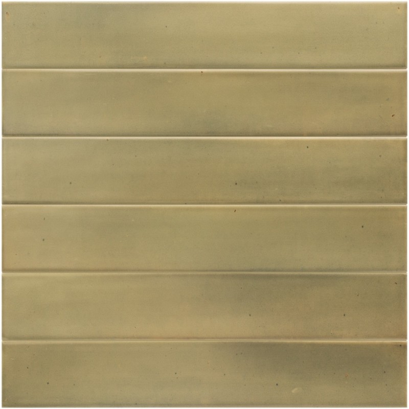 Zellige - carrelage effet zellige 5x40 cm MASSIMO VERDE ANTIQUE