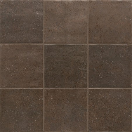 Echantillon - echantillon carrelage imitation zellige 10x10 cm STAGE BROWN