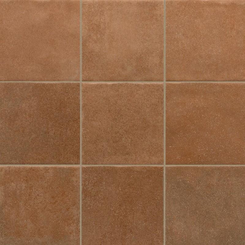 Echantillon - echantillon carrelage imitation zellige 10x10 cm STAGE TERRACOTTA