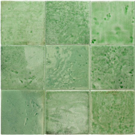 Echantillon - echantillon carrelage imitation zellige 10x10 cm MENORCA LAKE