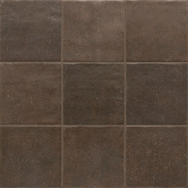 Zellige - carrelage effet zellige 10x10 cm STAGE BROWN