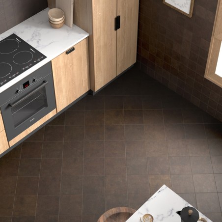 Zellige - carrelage effet zellige 10x10 cm STAGE BROWN