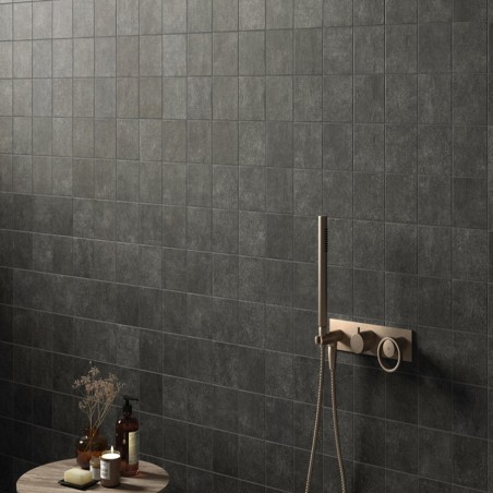 Zellige - carrelage effet zellige 10x10 cm STAGE CHARCOAL