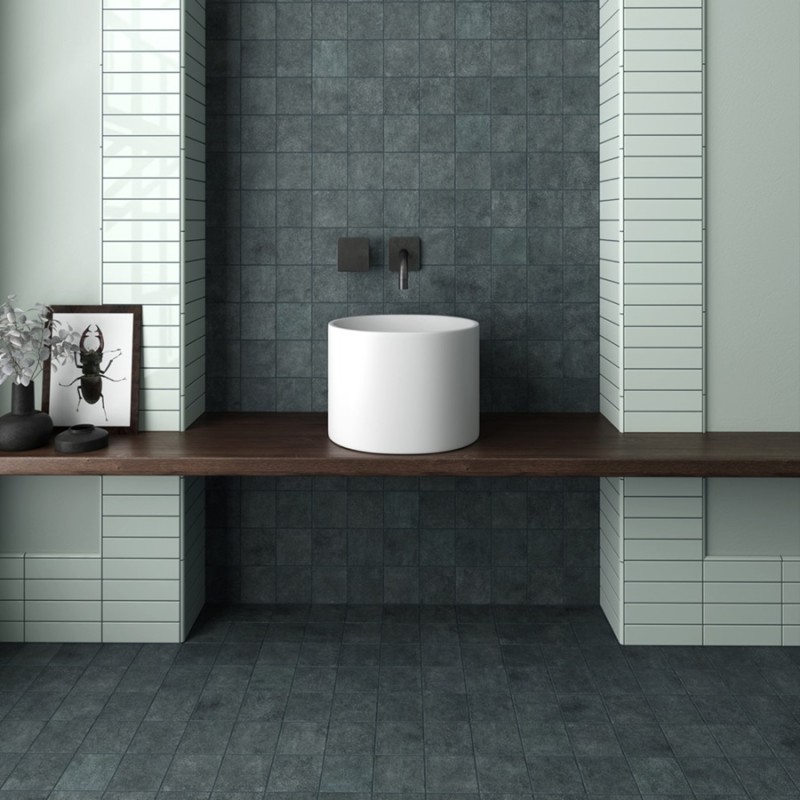 Zellige - carrelage effet zellige 10x10 cm STAGE DENIM