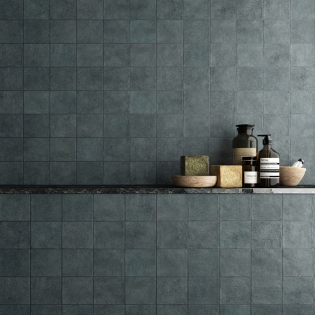 Zellige - carrelage effet zellige 10x10 cm STAGE DENIM