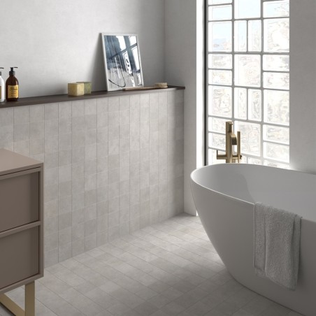 Zellige - carrelage effet zellige 10x10 cm STAGE GREY