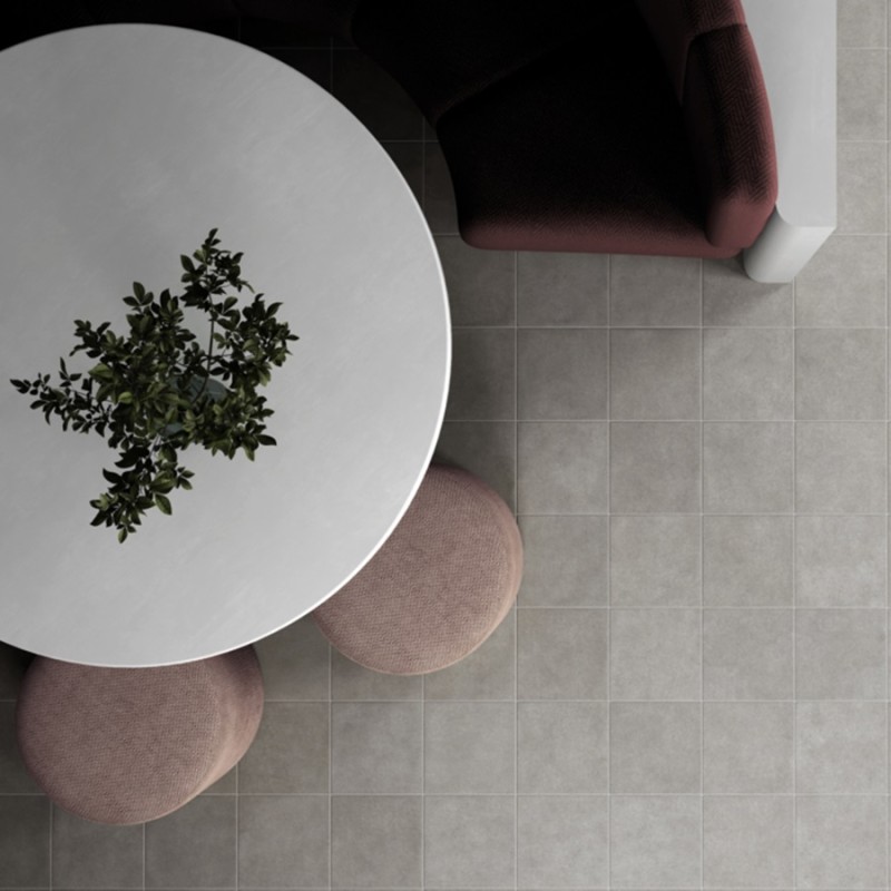 Zellige - carrelage effet zellige 10x10 cm STAGE GREY