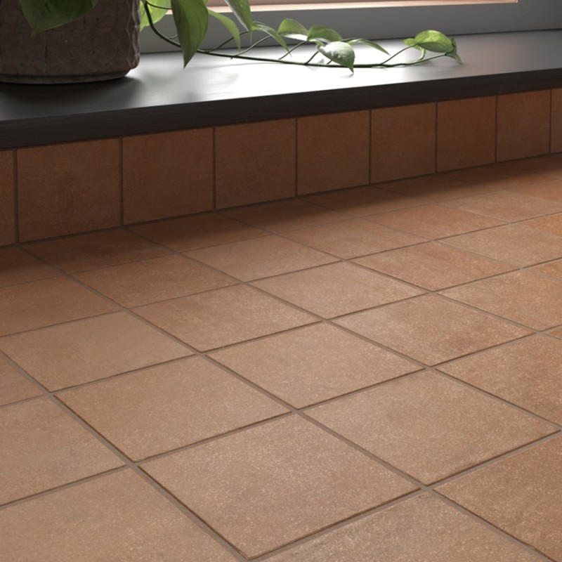 Zellige - carrelage effet zellige 10x10 cm STAGE TERRACOTTA