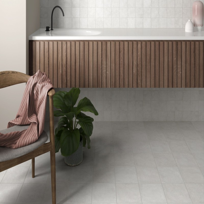 Zellige - carrelage effet zellige 10x10 cm STAGE WHITE