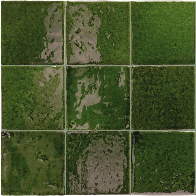 Zellige - carrelage effet zellige 10x10 cm MENORCA GREEN