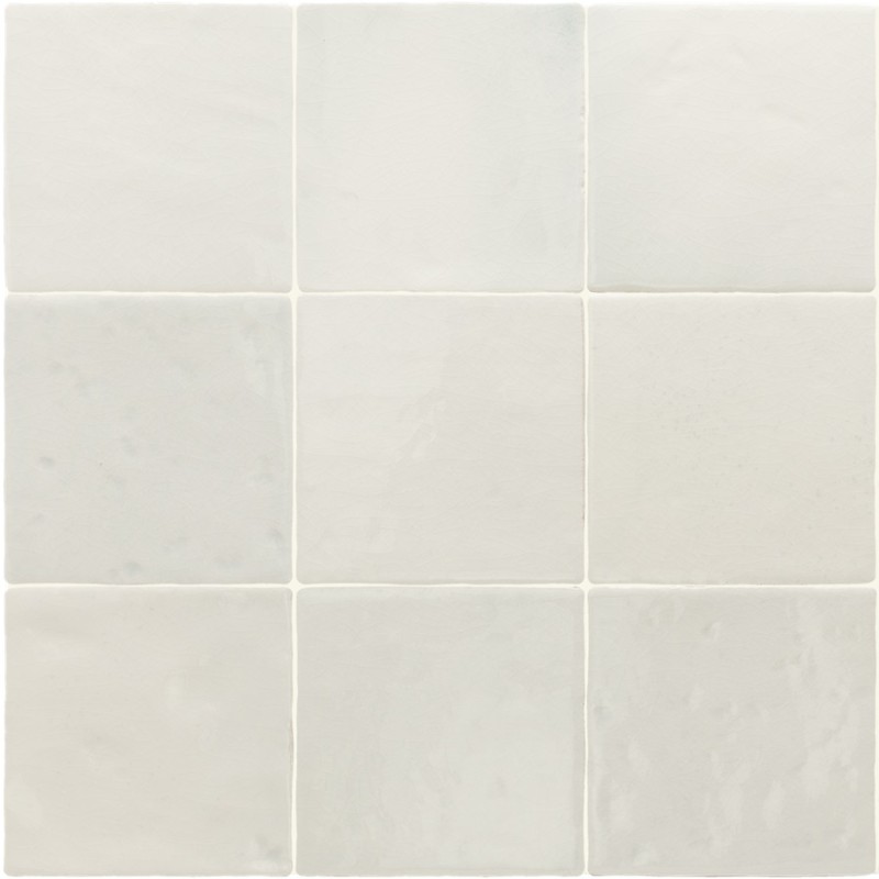 Zellige - carrelage effet zellige 10x10 cm MENORCA WHITE