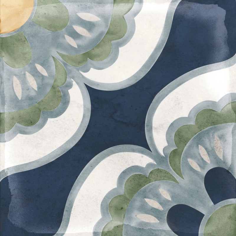 Echantillon - echantillon Carrelage LISA 15x15 cm effet carreau ciment vieilli