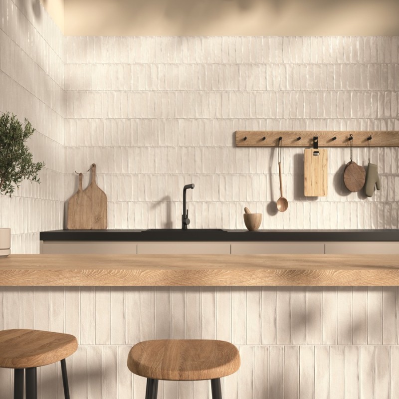 Zellige - carrelage effet zellige 6,5x20 cm NOUR BONE