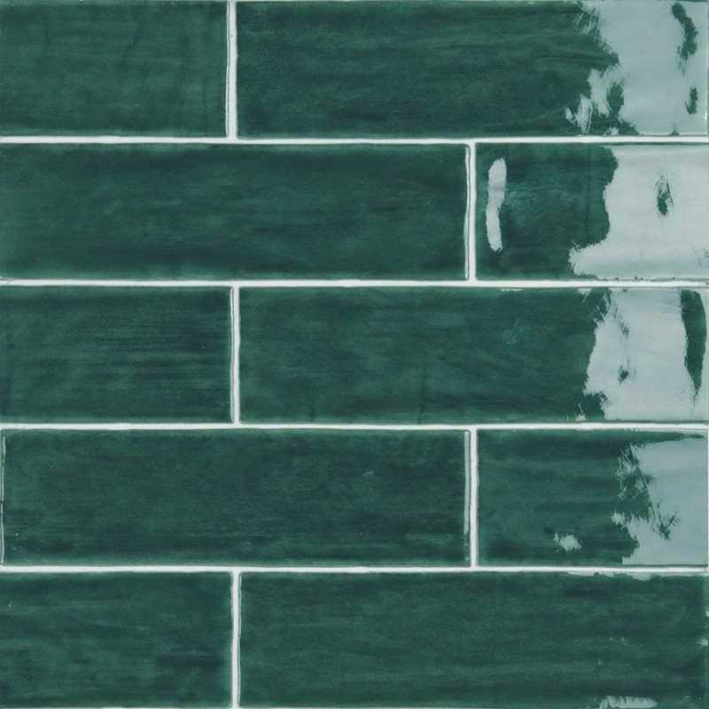 Zellige - carrelage effet zellige 6,5x20 cm NOUR EMERALD