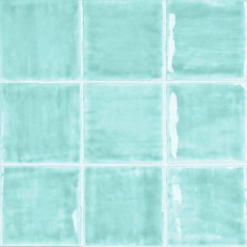 Zellige - carrelage effet zellige 10x10 cm NOUR AQUA
