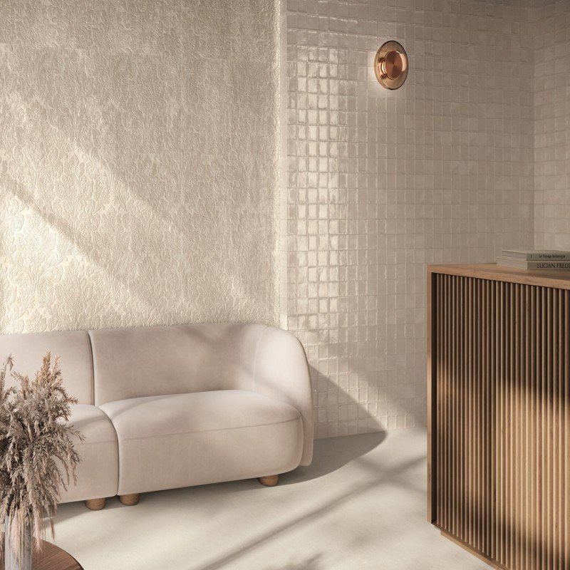 Zellige - carrelage effet zellige 10x10 cm NOUR BONE