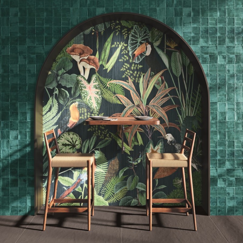 Zellige - carrelage effet zellige 10x10 cm NOUR EMERALD