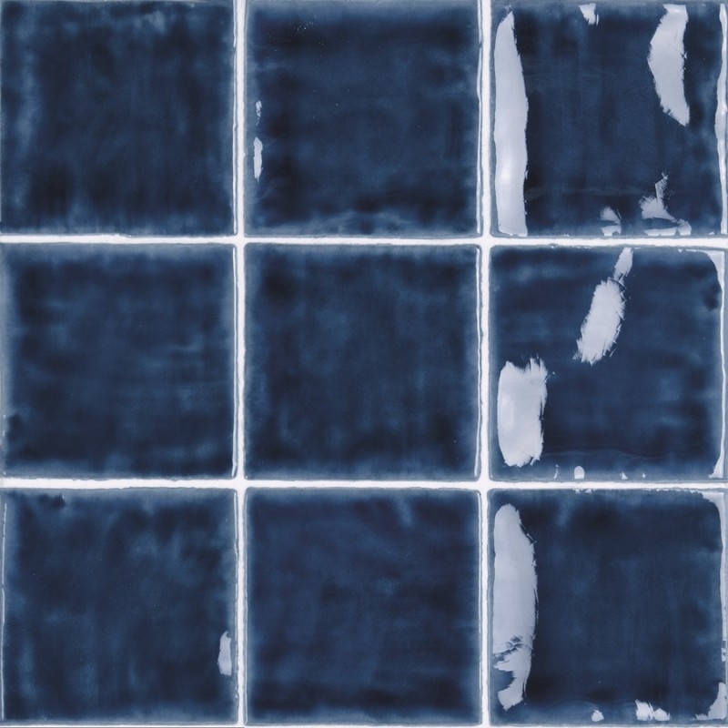 Zellige - carrelage effet zellige 10x10 cm NOUR SAPHIRE