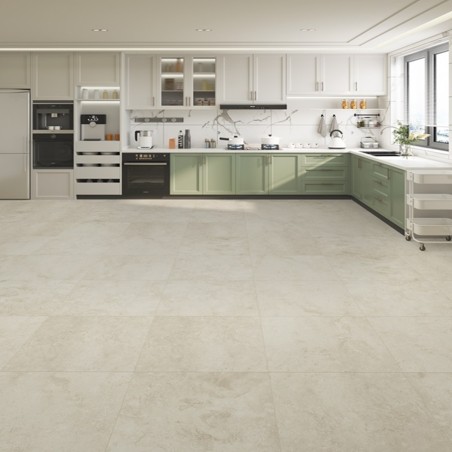 Dalle PVC clipsable - Dalle pvc clipsable imitation travertin 61,5x61,5 cm