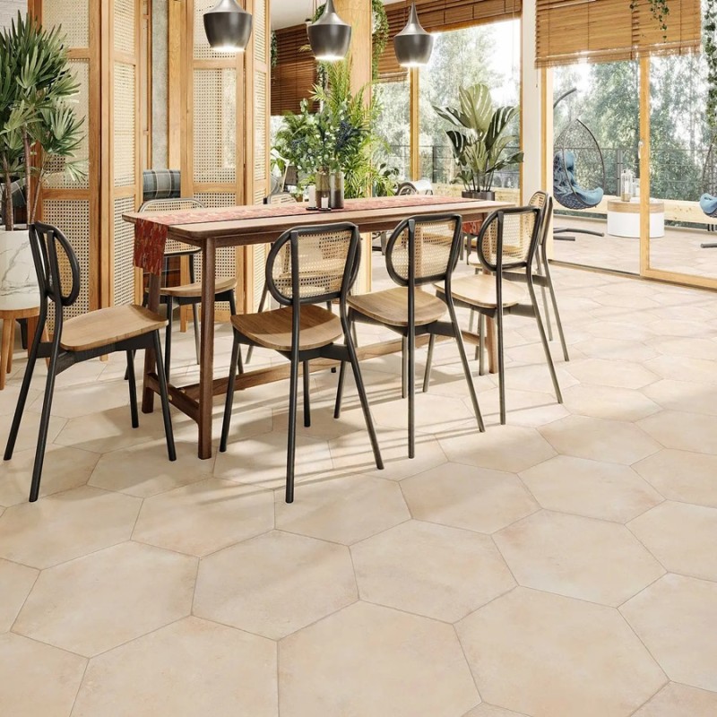 Carrelage hexagonal - Carrelage Hexagonal 56x48,5 cm PARMA ARENA