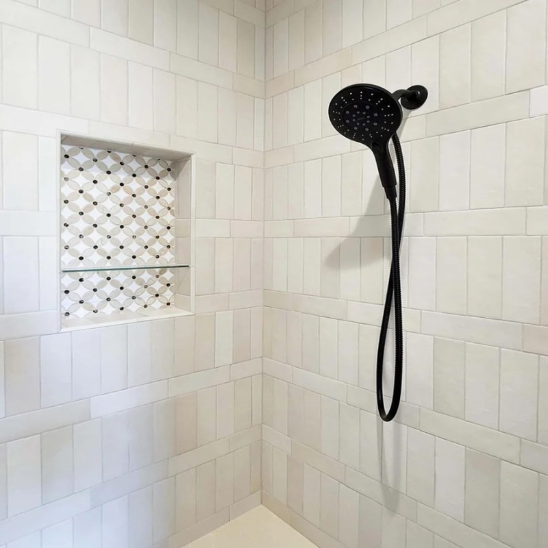 Zellige - carrelage imitation zellige 6.5x20 cm MALEM WHITE