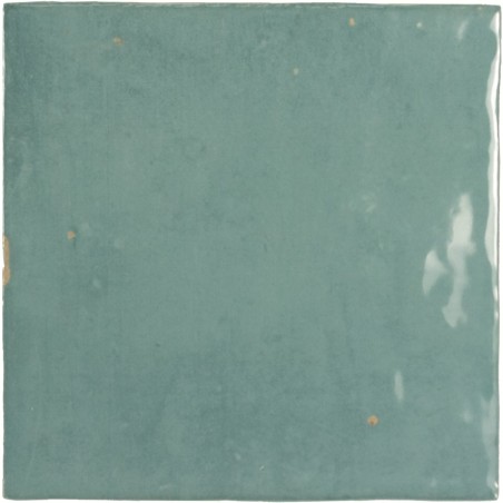 Echantillon - échantillon carrelage imitation zellige 12,5x12,5 cm MESTI AQUA